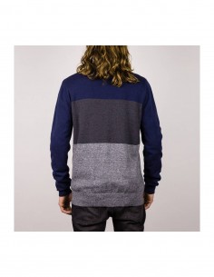 Pulover Hydroponic Vernon Navy/Grey
