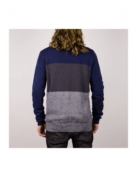 Pulover Hydroponic Vernon Navy/Grey