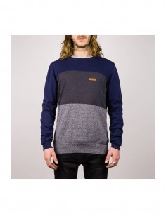Pulover Hydroponic Vernon Navy/Grey 2
