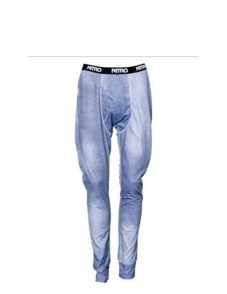 Nitro 1ST LAYER LONG JONS PANTS denim print