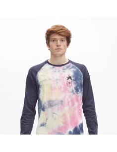 Bluza Hydroponic SKATE BURN LS - Navy / Tie Dye 2