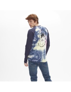 Bluza Hydroponic SKATE BURN LS - Navy / Tie Dye
