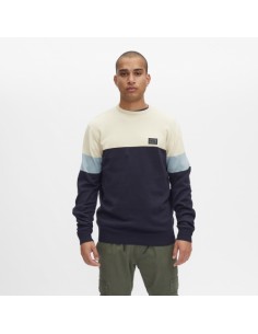 Pulover Hydroponic MALONE Cream / Navy / Blue