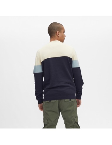 Pulover Hydroponic MALONE Cream / Navy / Blue