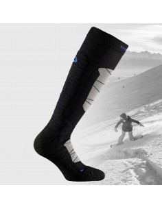Sosete Snowboard si Ski DOGMA Snow Eater Grey Lines