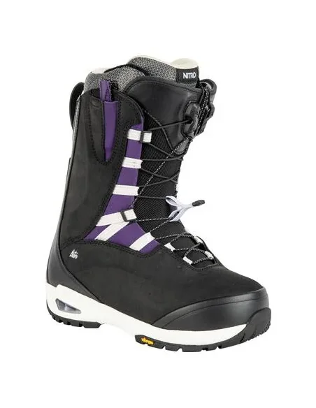 BOOTS SNOWBOARD NITRO BIANCA TLS BLACK-PURPLE
