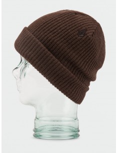 CACIULA VOLCOM SWEEP LINED BEANIE BROWN