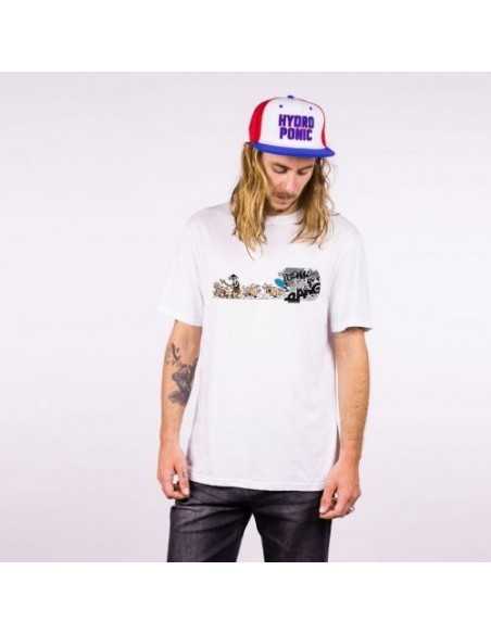 Tricou Hydroponic MORTADELO PIGS White