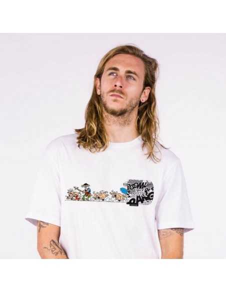 Tricou Hydroponic MORTADELO PIGS White