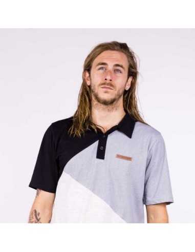 Tricou Hydroponic BELMONT Black / Grey / White