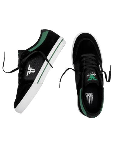 Papuci Fallen Ripper Black/Green/White