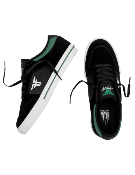 Papuci Fallen Ripper Black/Green/White