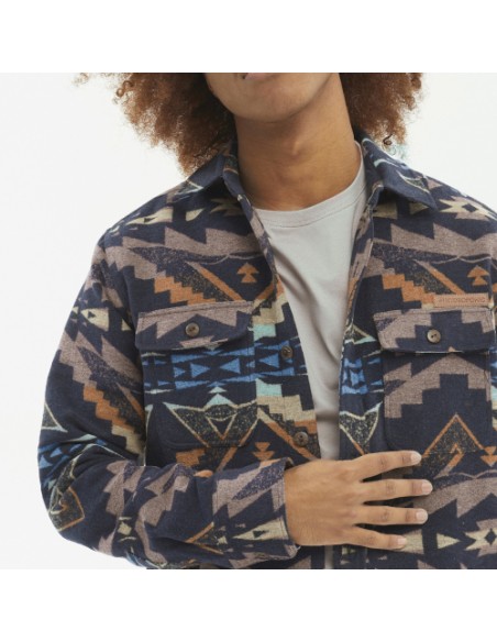 Camasa-Jacheta Hydroponic GOLETA  Navy Aztec