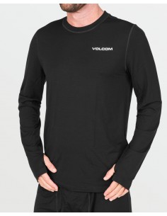 First layer Volcom merino blend crew