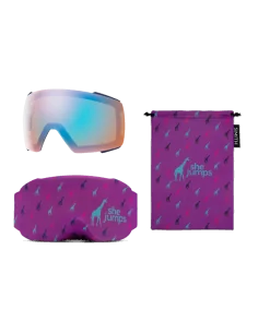 Ochelari snowboard/ski Smith Optics IO mag she jumps c.p everyday violet mirror 2