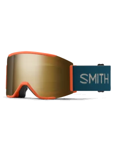 Ochelari snowboard/ski Smith Optics Squad mag rust c.p + sun black gold mirror