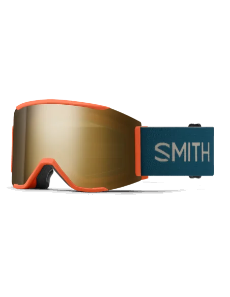 Ochelari snowboard/ski Smith Optics Squad mag rust c.p + sun black gold mirror