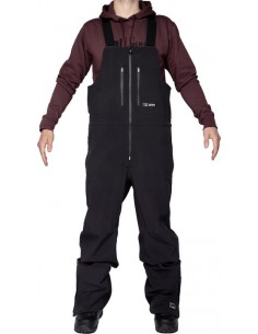 Salopeta snowboard/ski L1 Huron Bib Black