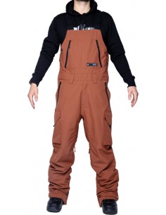 Salopeta snowboard/ski L1 Sentinal Bib Paprika