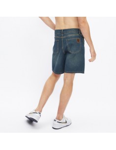 Pantaloni scurti Hydroponic duster dark used denim 2