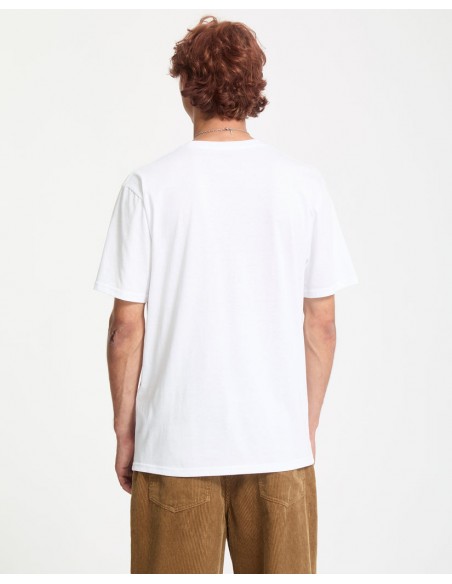 Tricou volcom longo cats white
