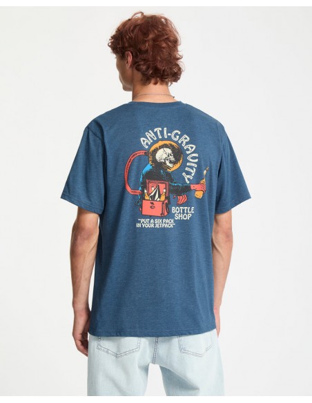 Tricou volcom anti gravity cosmic blue
