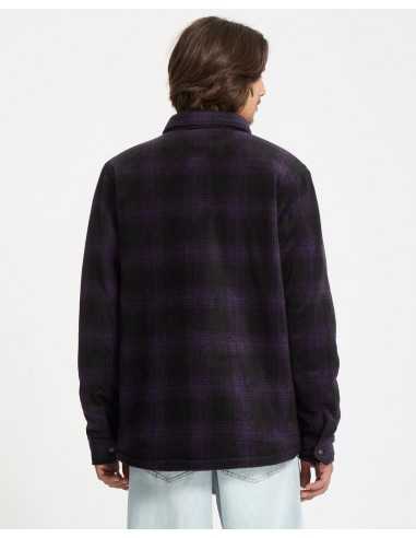 Jacheta/fleece volcom bowered dark purple