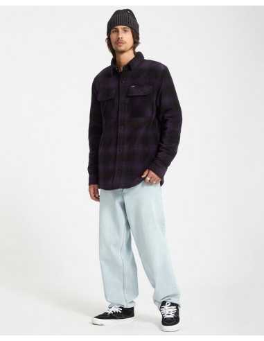 Jacheta/fleece volcom bowered dark purple