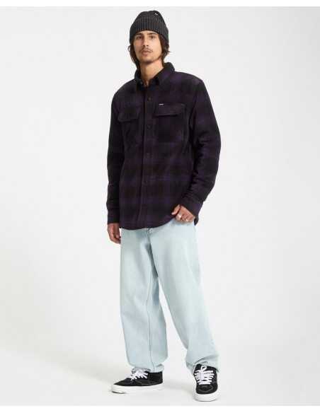 Jacheta/fleece volcom bowered dark purple