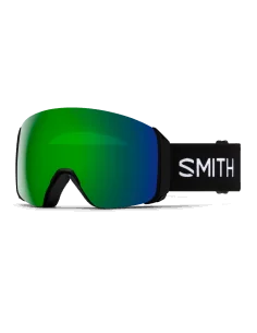 Ochelari snowboard/ski Smith optics 4D mag XL Black ChromaPop Sun Green Mirror