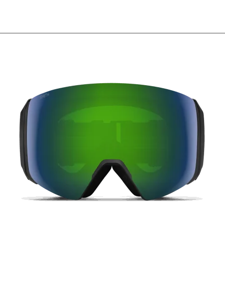 Ochelari snowboard/ski Smith optics 4D mag XL Black ChromaPop Sun Green Mirror