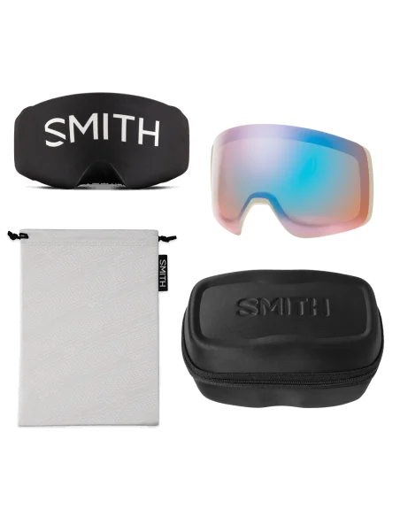 Ochelari snowboard/ski Smith optics 4D mag XL Mind Expanders ChromaPop Everyday Rose Gold Mirror