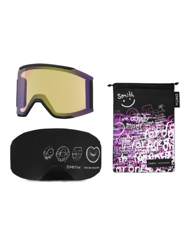 Ochelari snowboard/ski Smith optics Squad mag Dylan Siggars ChromaPop Everyday Green Mirror