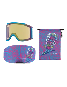 Ochelari snowboard/ski Smith optics Squad mag Ultraviolet Peaking ChromaPop Pro Photochromic Red Mirror 2