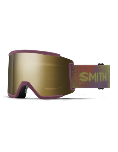 Ochelari snowboard/ski Smith optics Squad XL Sprayer ChromaPop Sun Black Gold Mirror