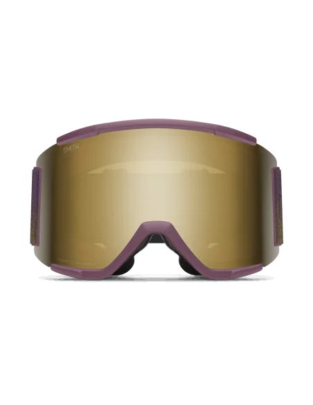 Ochelari snowboard/ski Smith optics Squad XL Sprayer ChromaPop Sun Black Gold Mirror