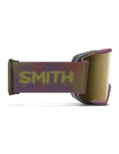 Ochelari snowboard/ski Smith optics Squad XL Sprayer ChromaPop Sun Black Gold Mirror