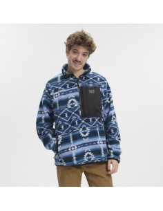Jacheta/Fleece hydroponic rumble blue navajo