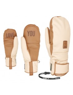 Manusi snowboard/ski Level Rover Mitt Beige