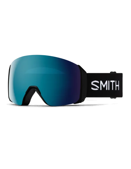 Ochelari snowboard/ski Smith optics 4D mag XL Black sun blue mirror