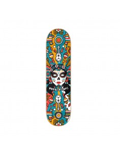 Placa skateboard Hydroponic mexican skull Turquoise Catrina