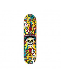 Placa skateboard Hydroponic mexican skull yellow