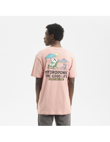 Tricou hydroponic pe good life peach blossom