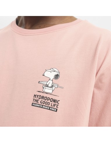 Tricou hydroponic pe good life peach blossom