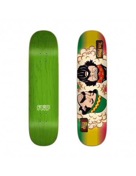 Placa skateboard flip Rasta Stripe Penny