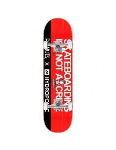 Placa skateboard Hydroponic peanuts collab  not a crime red
