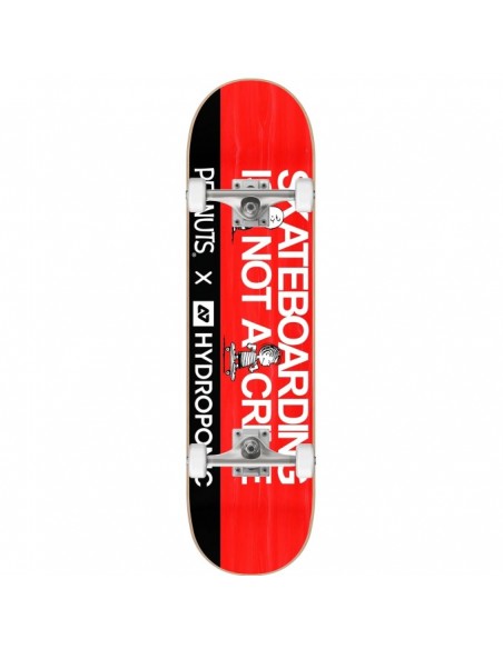 Placa skateboard Hydroponic peanuts collab  not a crime red