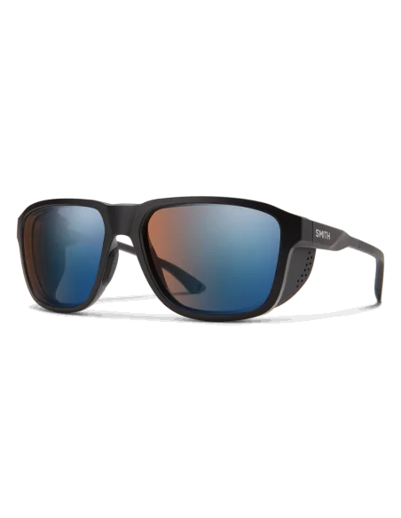 Ochelari soare smith optics embark matte black  chromaPop glacier photochromic popper blue mirror