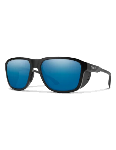 Ochelari soare smith optics embark matte black chromaPop glass polarized blue mirror