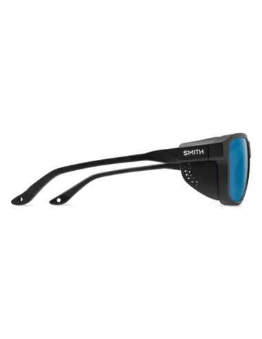 Ochelari soare smith optics embark matte black chromaPop glass polarized blue mirror